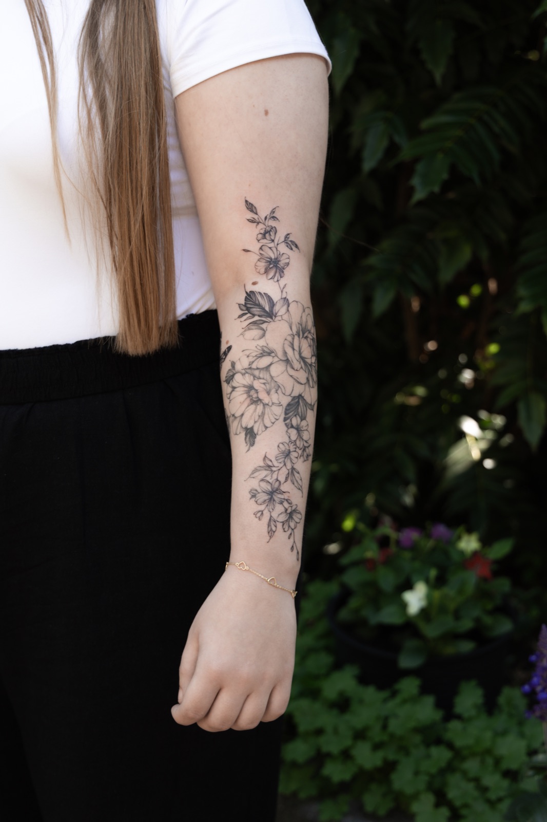 Botanisch tattoo uit mijn portfolio