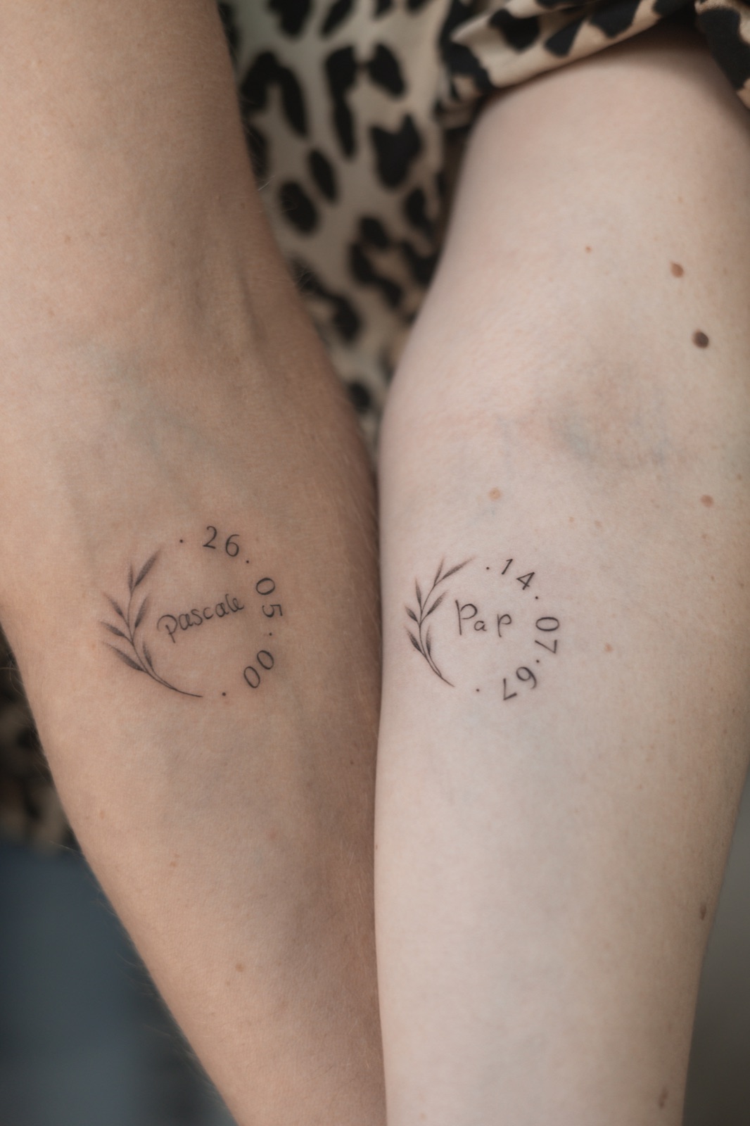Fine line/lettering tattoo uit mijn portfolio
