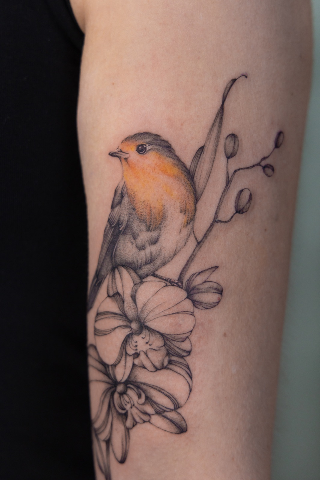 Touch of color tattoo uit mijn portfolio