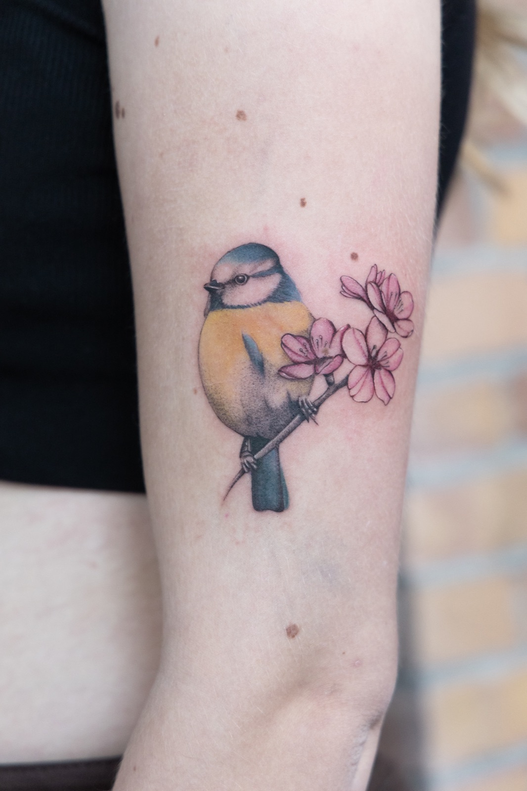 Touch of color tattoo uit mijn portfolio