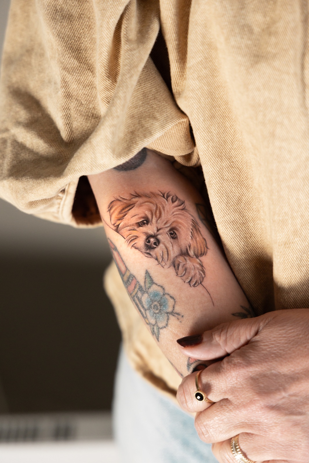 Touch of color tattoo uit mijn portfolio