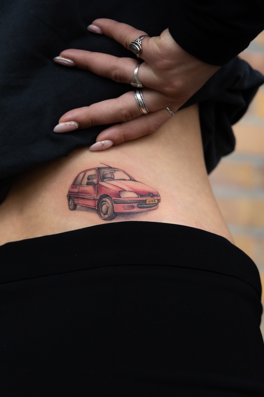 Touch of color tattoo uit mijn portfolio